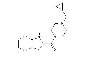 2,3,3a,4,5,6,7,7a-octahydro-1H-indol-2-yl-[4-(cyclopropylmethyl)piperazino]methanone