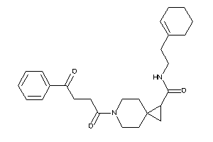 N-(2-cyclohexen-1-ylethyl)-6-(4-keto-4-phenyl-butanoyl)-6-azaspiro[2.5]octane-1-carboxamide