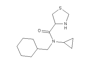 N-(cyclohexylmethyl)-N-cyclopropyl-thiazolidine-4-carboxamide