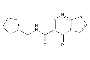Image of N-(cyclopentylmethyl)-5-keto-thiazolo[3,2-a]pyrimidine-6-carboxamide