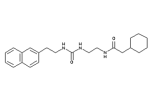 Image of 2-cyclohexyl-N-[2-[2-(2-naphthyl)ethylcarbamoylamino]ethyl]acetamide