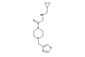 2-(cyclopropylmethylamino)-1-[4-(thiazol-4-ylmethyl)piperazino]ethanone