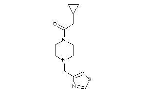 2-cyclopropyl-1-[4-(thiazol-4-ylmethyl)piperazino]ethanone