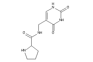 Image of N-[(2,4-diketo-1H-pyrimidin-5-yl)methyl]pyrrolidine-2-carboxamide