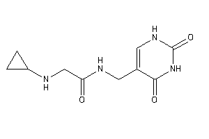 2-(cyclopropylamino)-N-[(2,4-diketo-1H-pyrimidin-5-yl)methyl]acetamide