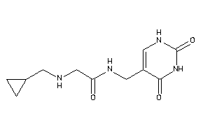 2-(cyclopropylmethylamino)-N-[(2,4-diketo-1H-pyrimidin-5-yl)methyl]acetamide