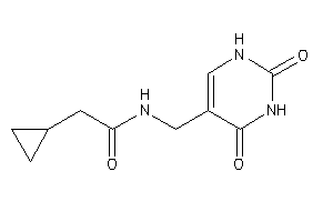 Image of 2-cyclopropyl-N-[(2,4-diketo-1H-pyrimidin-5-yl)methyl]acetamide