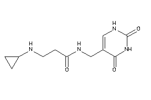 3-(cyclopropylamino)-N-[(2,4-diketo-1H-pyrimidin-5-yl)methyl]propionamide