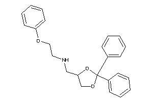 (2,2-diphenyl-1,3-dioxolan-4-yl)methyl-(2-phenoxyethyl)amine