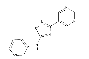 Phenyl-[3-(5-pyrimidyl)-1,2,4-thiadiazol-5-yl]amine