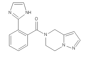 6,7-dihydro-4H-pyrazolo[1,5-a]pyrazin-5-yl-[2-(1H-imidazol-2-yl)phenyl]methanone