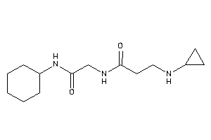N-[2-(cyclohexylamino)-2-keto-ethyl]-3-(cyclopropylamino)propionamide