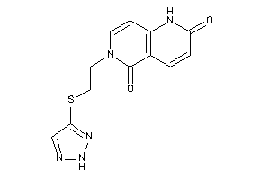 Image of 6-[2-(2H-triazol-4-ylthio)ethyl]-1H-1,6-naphthyridine-2,5-quinone