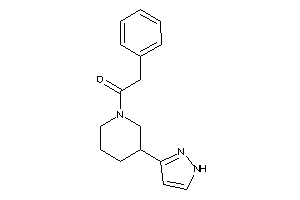 2-phenyl-1-[3-(1H-pyrazol-3-yl)piperidino]ethanone