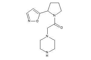 Image of 1-(2-isoxazol-5-ylpyrrolidino)-2-piperazino-ethanone