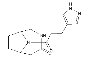 Image of 9-[3-(1H-pyrazol-4-yl)propanoyl]-4,9-diazabicyclo[4.2.1]nonan-3-one