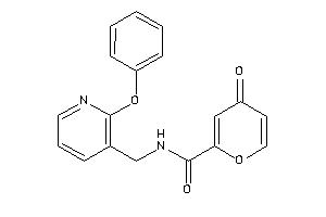 4-keto-N-[(2-phenoxy-3-pyridyl)methyl]pyran-2-carboxamide