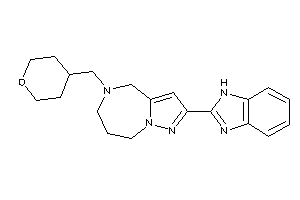2-(1H-benzimidazol-2-yl)-5-(tetrahydropyran-4-ylmethyl)-4,6,7,8-tetrahydropyrazolo[1,5-a][1,4]diazepine