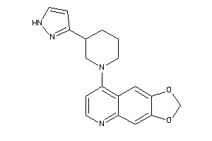 8-[3-(1H-pyrazol-3-yl)piperidino]-[1,3]dioxolo[4,5-g]quinoline