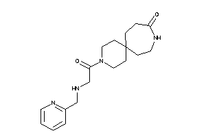 Image of 3-[2-(2-pyridylmethylamino)acetyl]-3,10-diazaspiro[5.6]dodecan-9-one