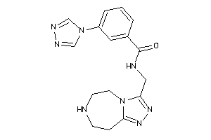 N-(6,7,8,9-tetrahydro-5H-[1,2,4]triazolo[3,4-g][1,4]diazepin-3-ylmethyl)-3-(1,2,4-triazol-4-yl)benzamide