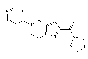 [5-(4-pyrimidyl)-6,7-dihydro-4H-pyrazolo[1,5-a]pyrazin-2-yl]-pyrrolidino-methanone