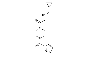 Image of 2-(cyclopropylmethylamino)-1-[4-(3-thenoyl)piperazino]ethanone