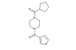 Cyclopentyl-[4-(3-thenoyl)piperazino]methanone