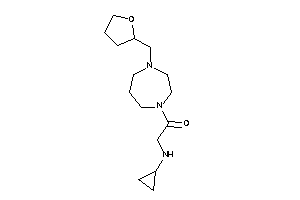 2-(cyclopropylamino)-1-[4-(tetrahydrofurfuryl)-1,4-diazepan-1-yl]ethanone