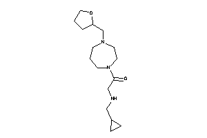 Image of 2-(cyclopropylmethylamino)-1-[4-(tetrahydrofurfuryl)-1,4-diazepan-1-yl]ethanone