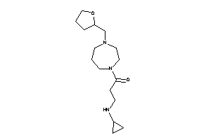 Image of 3-(cyclopropylamino)-1-[4-(tetrahydrofurfuryl)-1,4-diazepan-1-yl]propan-1-one
