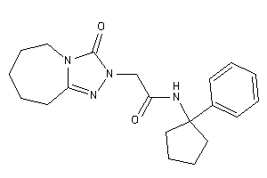 2-(3-keto-6,7,8,9-tetrahydro-5H-[1,2,4]triazolo[4,3-a]azepin-2-yl)-N-(1-phenylcyclopentyl)acetamide