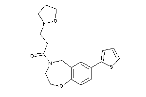 Image of 3-isoxazolidin-2-yl-1-[7-(2-thienyl)-3,5-dihydro-2H-1,4-benzoxazepin-4-yl]propan-1-one