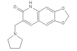 7-(pyrrolidinomethyl)-5H-[1,3]dioxolo[4,5-g]quinolin-6-one