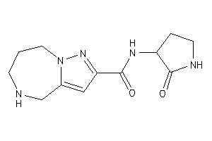 Image of N-(2-ketopyrrolidin-3-yl)-5,6,7,8-tetrahydro-4H-pyrazolo[1,5-a][1,4]diazepine-2-carboxamide