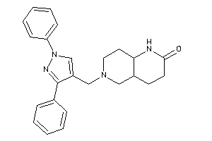 6-[(1,3-diphenylpyrazol-4-yl)methyl]-1,3,4,4a,5,7,8,8a-octahydro-1,6-naphthyridin-2-one