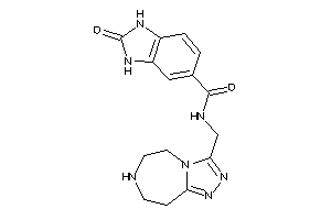 Image of 2-keto-N-(6,7,8,9-tetrahydro-5H-[1,2,4]triazolo[3,4-g][1,4]diazepin-3-ylmethyl)-1,3-dihydrobenzimidazole-5-carboxamide