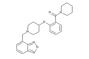 Image of [2-[[1-(benzofurazan-4-ylmethyl)-4-piperidyl]oxy]phenyl]-piperidino-methanone