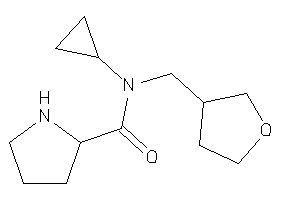 N-cyclopropyl-N-(tetrahydrofuran-3-ylmethyl)pyrrolidine-2-carboxamide