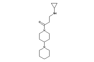 3-(cyclopropylamino)-1-(4-piperidinopiperidino)propan-1-one
