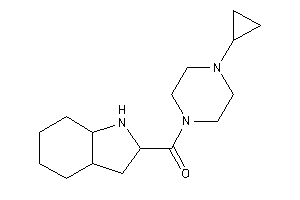 2,3,3a,4,5,6,7,7a-octahydro-1H-indol-2-yl-(4-cyclopropylpiperazino)methanone