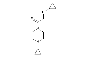 2-(cyclopropylamino)-1-(4-cyclopropylpiperazino)ethanone