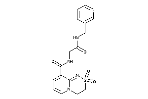 2,2-diketo-N-[2-keto-2-(3-pyridylmethylamino)ethyl]-3,4-dihydropyrido[2,1-c][1,2,4]thiadiazine-9-carboxamide