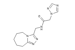 N-(6,7,8,9-tetrahydro-5H-[1,2,4]triazolo[4,3-a]azepin-3-ylmethyl)-2-(1,2,4-triazol-1-yl)acetamide