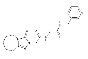 Image of 2-[[2-(3-keto-6,7,8,9-tetrahydro-5H-[1,2,4]triazolo[4,3-a]azepin-2-yl)acetyl]amino]-N-(3-pyridylmethyl)acetamide