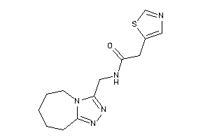N-(6,7,8,9-tetrahydro-5H-[1,2,4]triazolo[4,3-a]azepin-3-ylmethyl)-2-thiazol-5-yl-acetamide