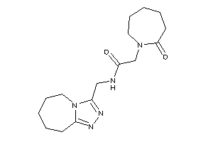 2-(2-ketoazepan-1-yl)-N-(6,7,8,9-tetrahydro-5H-[1,2,4]triazolo[4,3-a]azepin-3-ylmethyl)acetamide