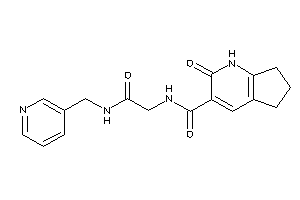 Image of 2-keto-N-[2-keto-2-(3-pyridylmethylamino)ethyl]-1,5,6,7-tetrahydro-1-pyrindine-3-carboxamide