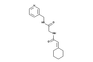2-[(2-cyclohexylideneacetyl)amino]-N-(3-pyridylmethyl)acetamide