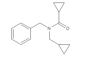 N-benzyl-N-(cyclopropylmethyl)cyclopropanecarboxamide